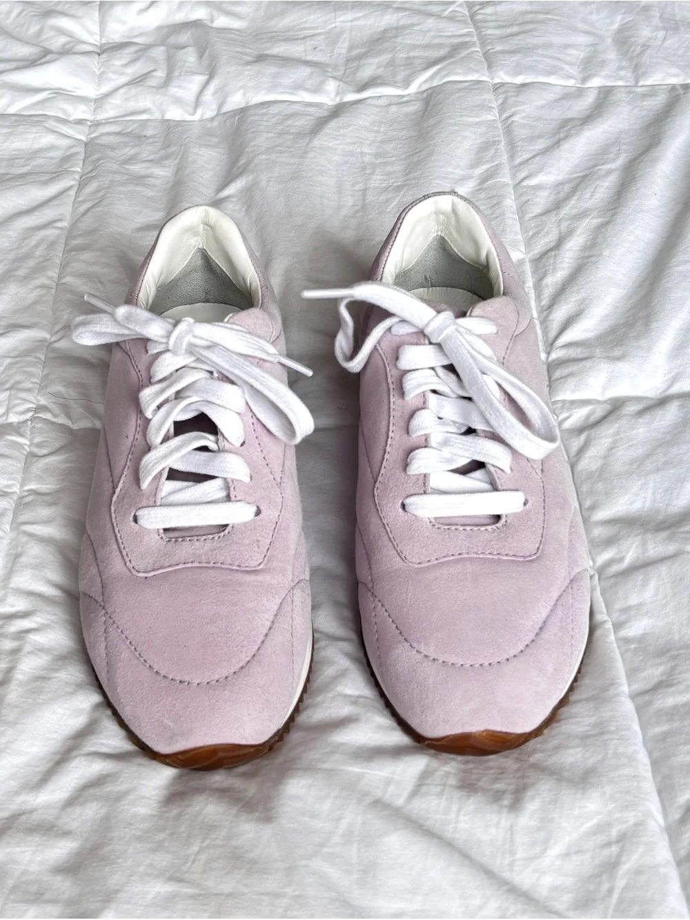 Sam Edelman Suede Sneakers - Light Lavender - Size 5 - Like New